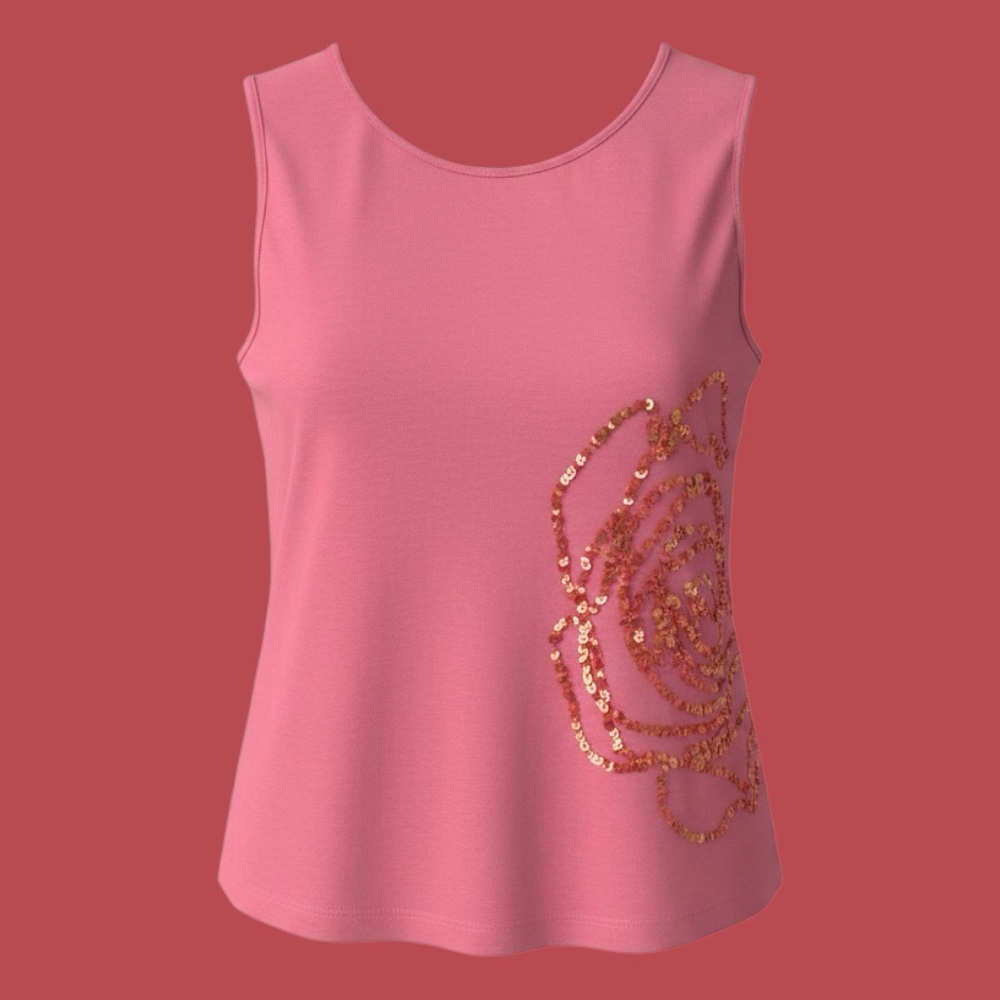 Vintage F.L. Malik Embroidered Blouse